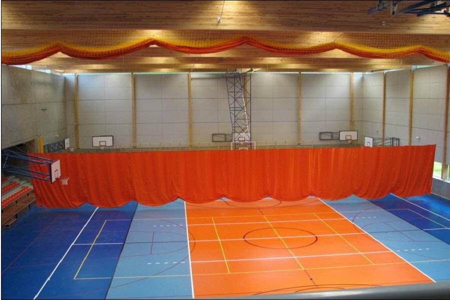 сеткі спартыўныя вузлавыя ліны безузловые гамак ў Польшчы 01