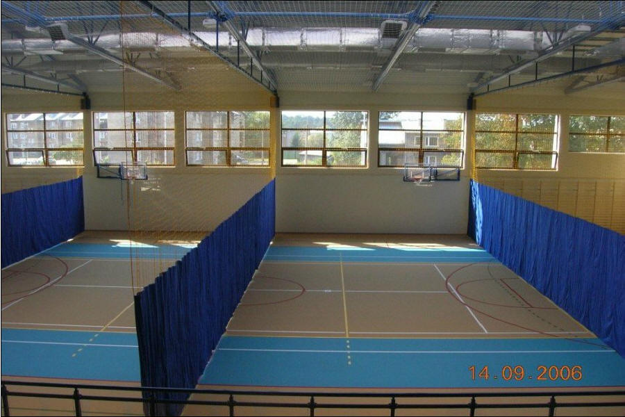 сеткі спартыўныя вузлавыя ліны безузловые гамак ў Польшчы 01